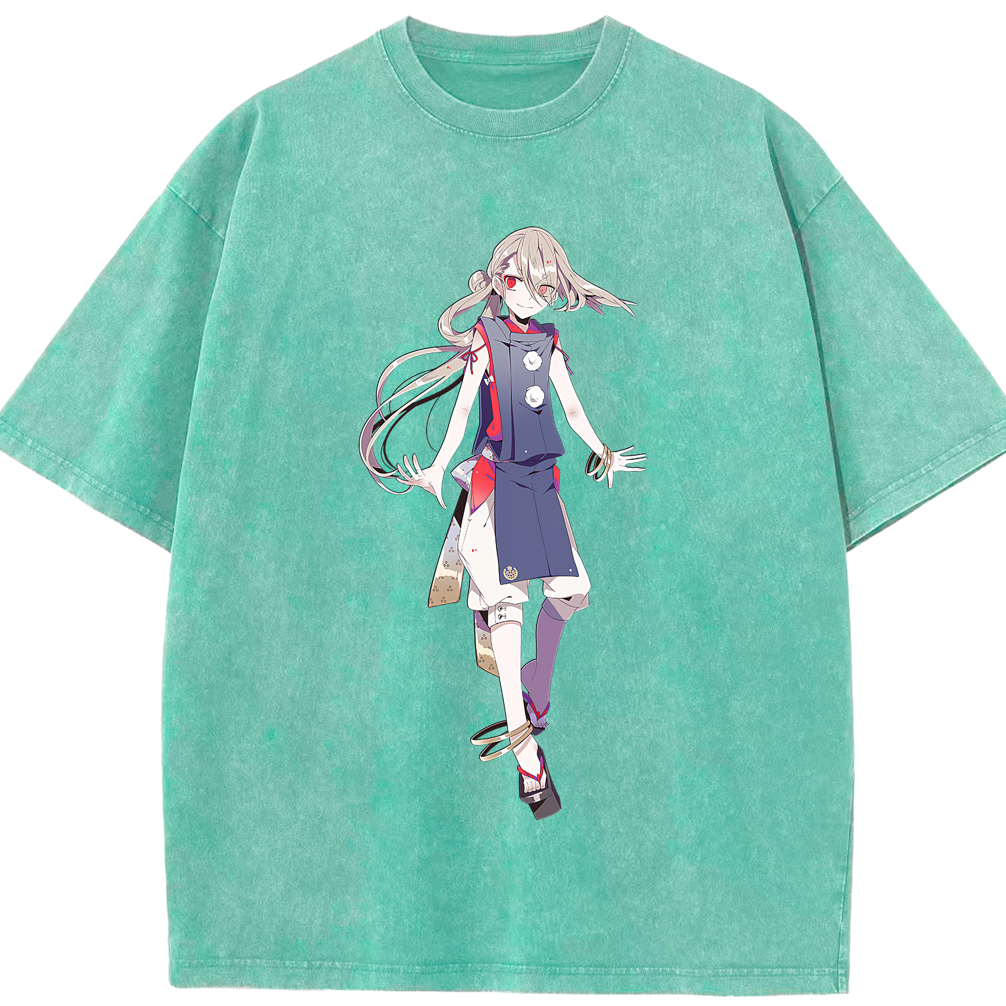 （画像用） 刀剣乱舞 Touken Ranbu 綿100% ヴィンテージ風 半袖Tシャツ（フロントプリント）